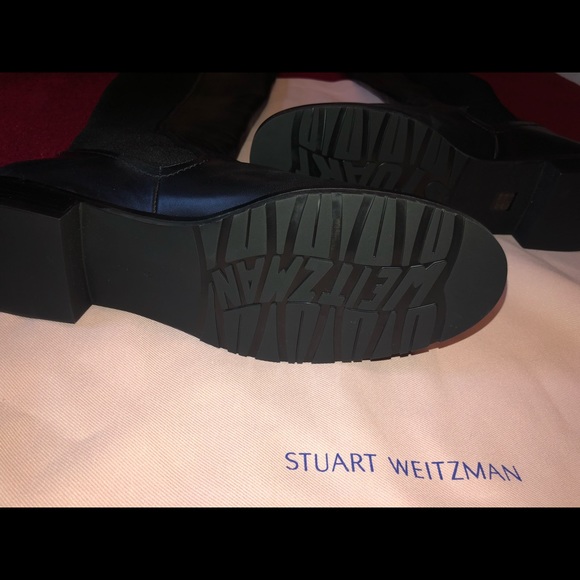 NWOT Stuart Weitzman Leather Langdon Boots - Picture 3 of 4